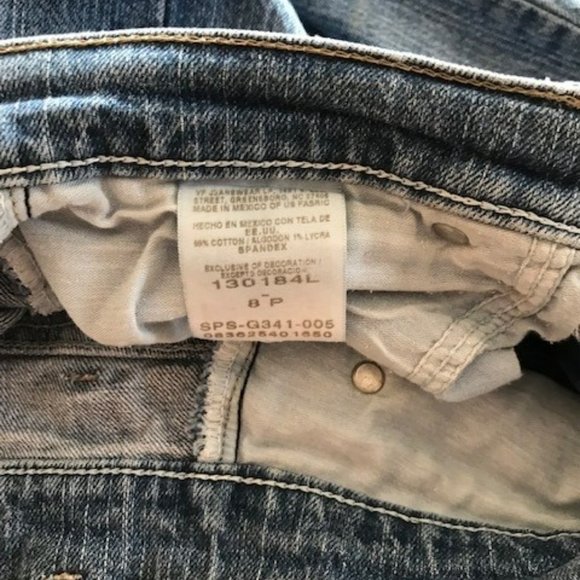 Lee Rider distressed jeans medium blue 8P - Picture 3 of 7